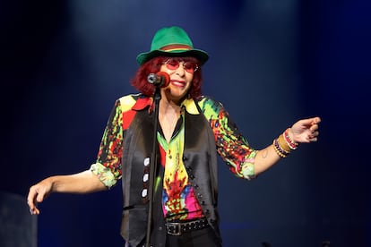 Rita Lee, durante una actuación en Lisboa (Portugal), en 2008.