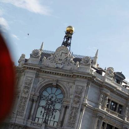 Fachada de la sede del Banco de España.
