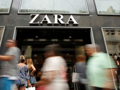 Tienda de Zara en el centro de Madrid.