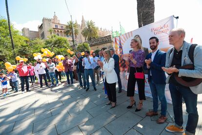 El acto de Ciudadanos, en Palma, de este domingo.