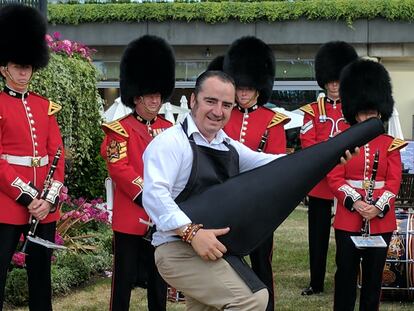 El empresario español José Sol, en las carreras de Ascot, en junio de 2017.