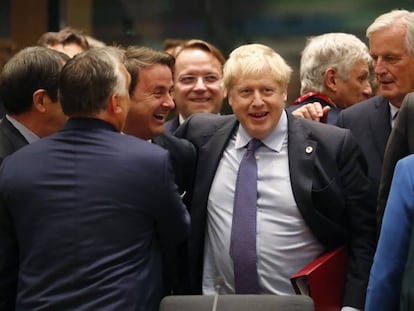 Foto de archivo del primer ministro británico, Boris Johnson, en Bruselas. 