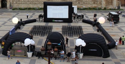 Promoción de cine de verano de Movistar +.