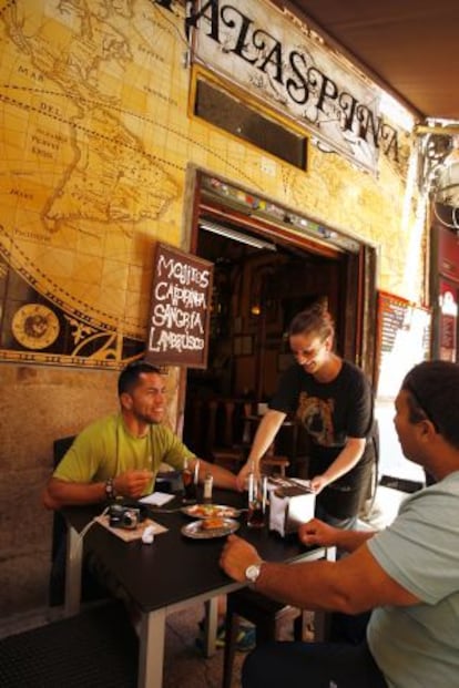 La taberna Malaspina, a unos metros de la Puerta del Sol. 