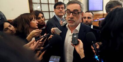 El secretario general de Ciudadanos, José Manuel Villegas, en el Congreso.