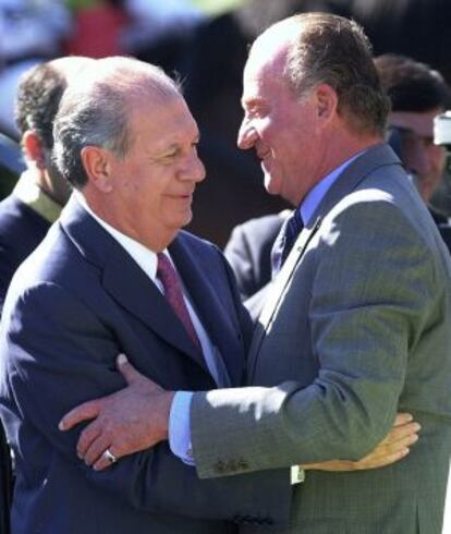 Ricardo Lagos y Juan Carlos I.