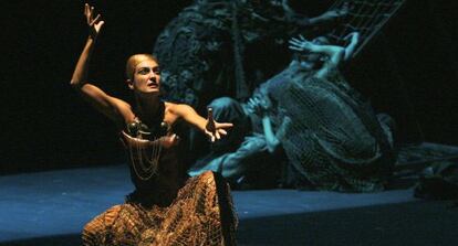 Una escena de 'Medea, la extranjera', de Atalaya, que podrá verse en Itálica.