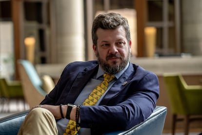 Johannes Kaiser en Santiago de Chile, el 22 de abril de 2025.