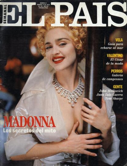 'Madonna, los secretos del mito', portada del 14 de julio de 1991. 