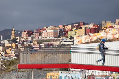 Panorámica del barrio de El Príncipe Alfonso, en Ceuta, el día 13.