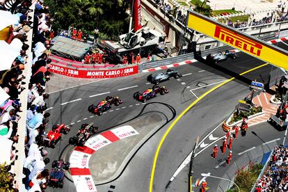 Aspecto del Gran Premio de Montecarlo
