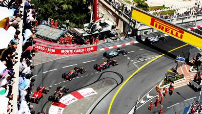 Aspecto del Gran Premio de Montecarlo