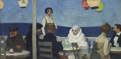 Soir Bleu (1914), de Edward Hopper.