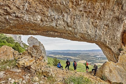 Excursionistas en la provincia de Navarra.