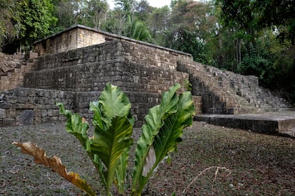 Ruinas de la ciudad fortificada maya de Aguateca.