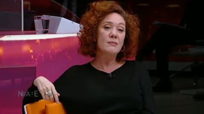 Cristina Fallarás al programa 'PuntCat', de TV-3.