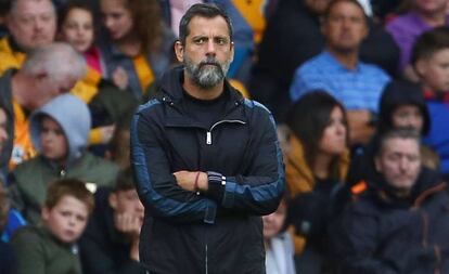 Quique Sanchez Flores, esta temporada entrenando al Watford.