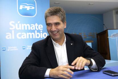 El nuevo director general de la Policía, Ignacio Cosidó, durante la pasada campaña electoral.