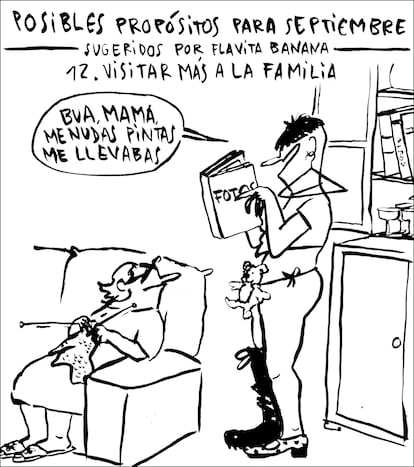 Viñeta de Flavita Banana del 12 de agosto de 2025