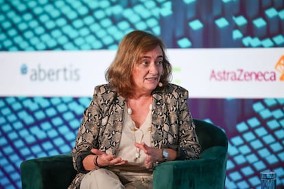Cristina Herrero, presidenta de la Airef, durante su intervención en la segunda jornada del Foro Económico CREO 2025.