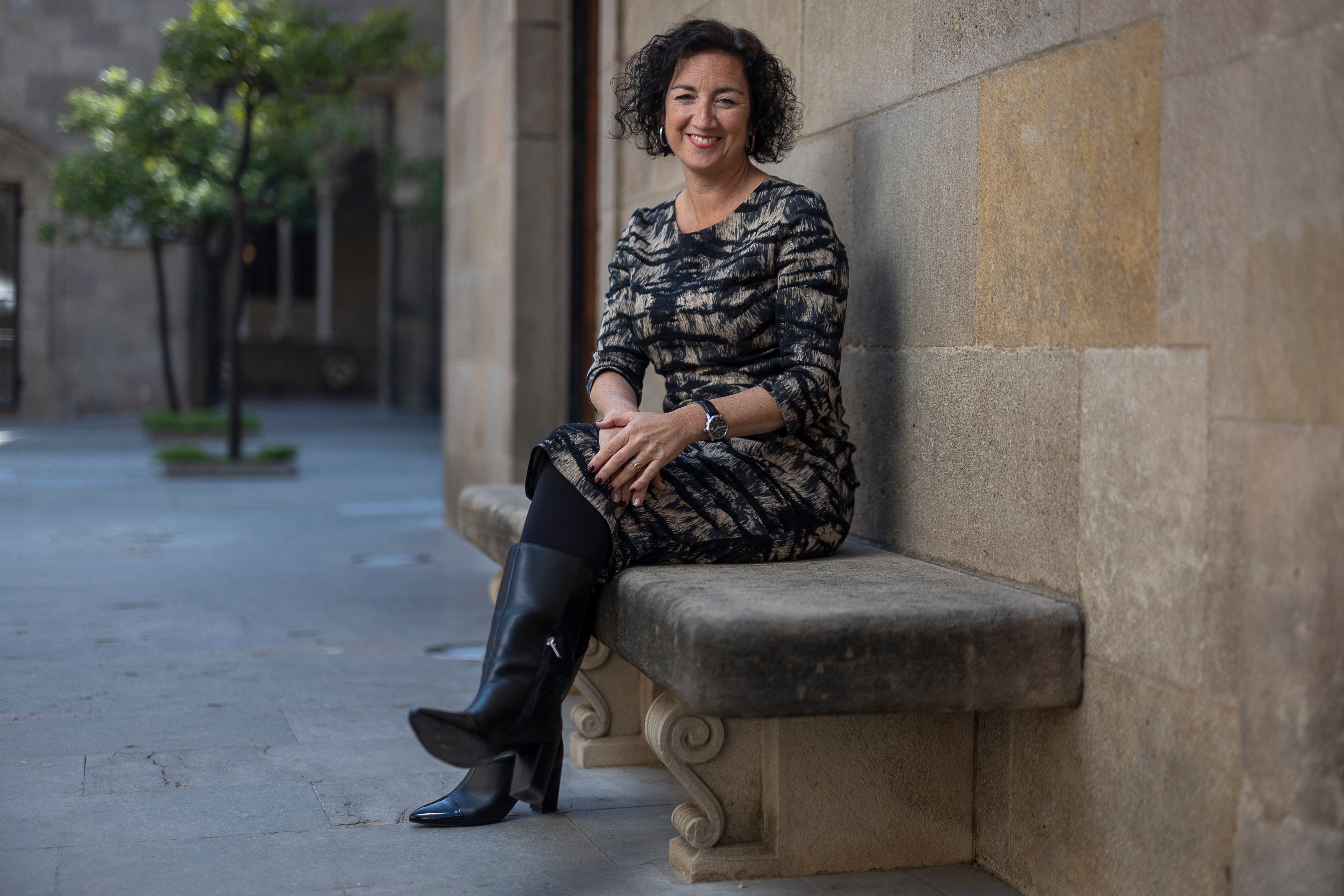 Alicia Romero en el Palau de la Generalitat en una imagen reciente.