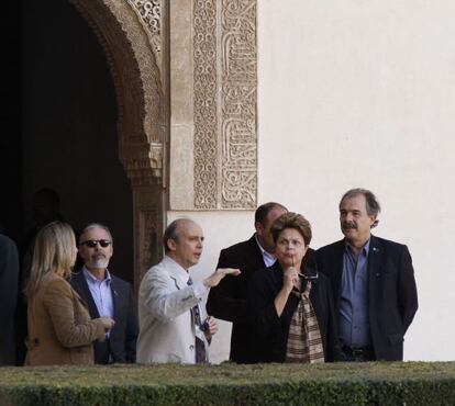Rousseff en Granada el pasado lunes.