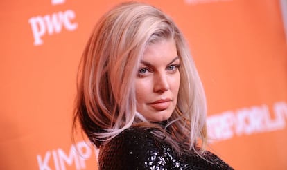 La cantante Fergie, el pasado domingo en la gala TrevorLIVE celebrada en Los &Aacute;ngeles.