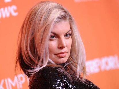 La cantante Fergie, el pasado domingo en la gala TrevorLIVE celebrada en Los Ángeles.