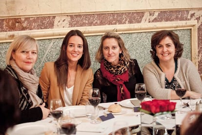 Gisela González (Nivea), Nerea Beitia (Mary Kay), María Pérez Prat (La Prairie) y Nuria López (Álvarez Gómez).