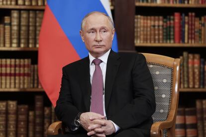 El presidente ruso, Vladímir Putin, en un acto en Suiza en junio de 2021.