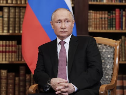 El presidente ruso, Vladímir Putin, en un acto en Suiza en junio de 2021.