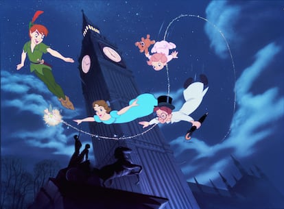 Un fotograma de la película animada 'Peter Pan', de 1953.