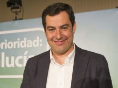 El presidente del PP andaluz y candidato a la Presidencia de la Junta de Andaluc&iacute;a, Juanma Moreno.