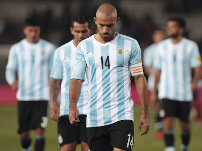 Mascherano tras la derrota de Argentina.