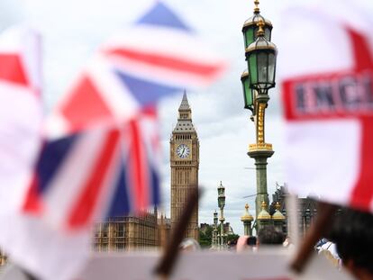 Torre del Parlamento de Westminster en Londres, el pasado 28 de junio.