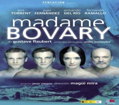 Cartel del estreno a nivel nacional de la obra 'Madame Bovary' en Alicante