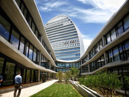 La ciudad del BBVA en Las Tablas (Madrid), proyectada por Herzog & de Meuron.