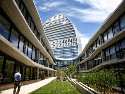 La ciudad del BBVA en Las Tablas (Madrid), proyectada por Herzog & de Meuron.