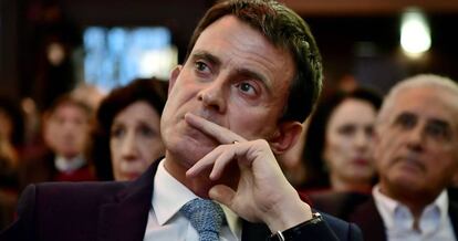 L'ex-primer ministre Valls, en un acte celebrat a París, el passat 5 de maig.