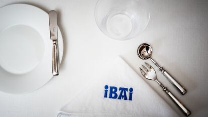 Detalles del restaurante Ibai, en San Sebastián. Imagen proporcionada por Grupo Pablo Airaudo.