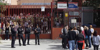 El instituto Ciudad de Jaén en el que estudiaba Arancha.
