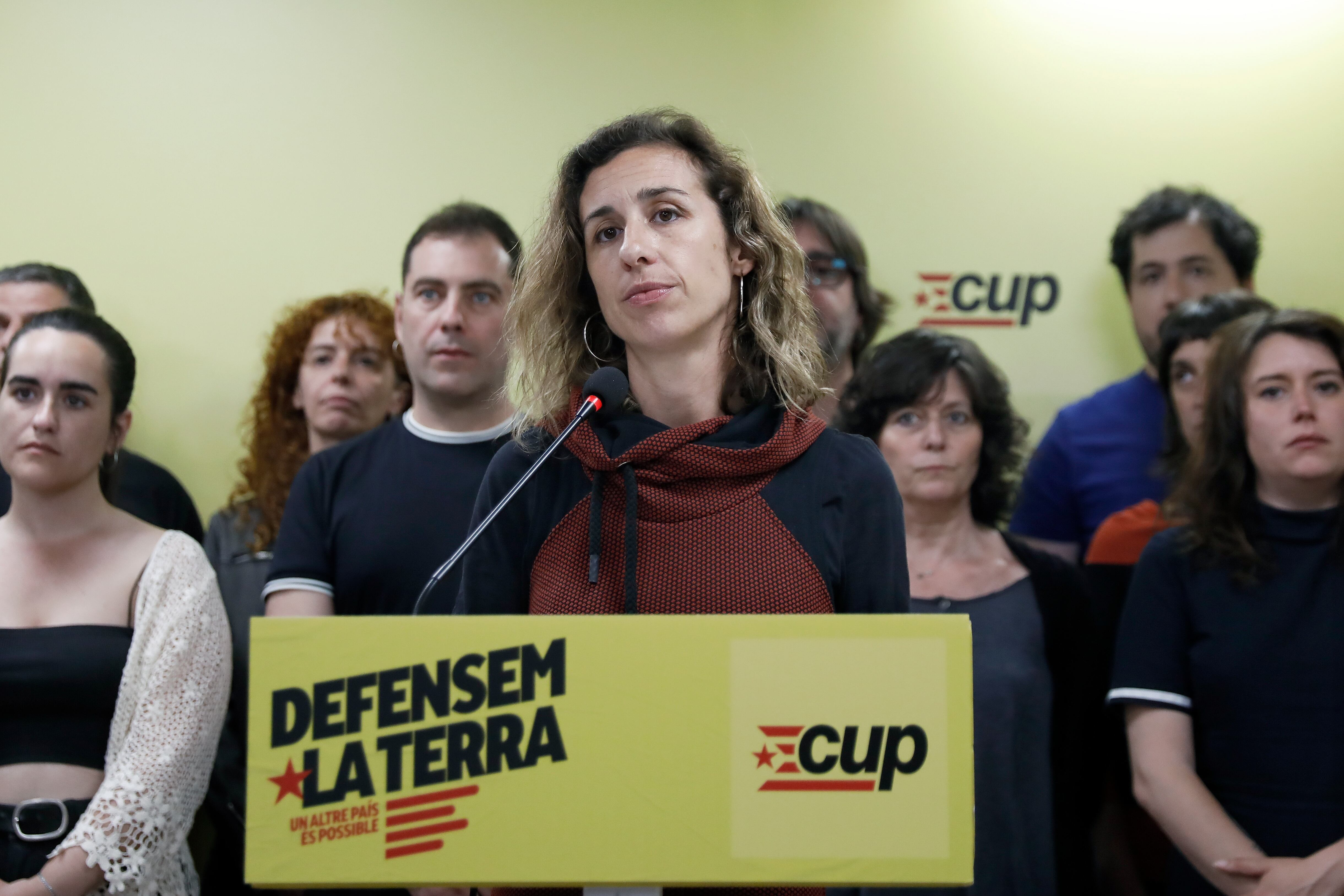 La candidata de la CUP a la Generalitat, Laia Estrada, valora los resultados obtenidos por la formación política este domingo en las elecciones catalanas. 