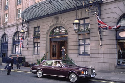 Fachada del hotel Ritz, en el centro de Londres.