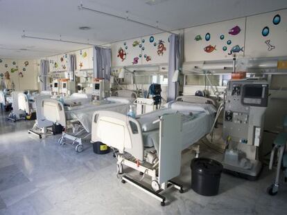 Unitat maternoinfantil de l'Hospital Vall d'Hebron de Barcelona.