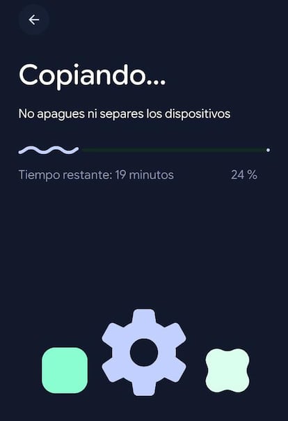 Copias de datos desde un teléfono al Pixel 10a