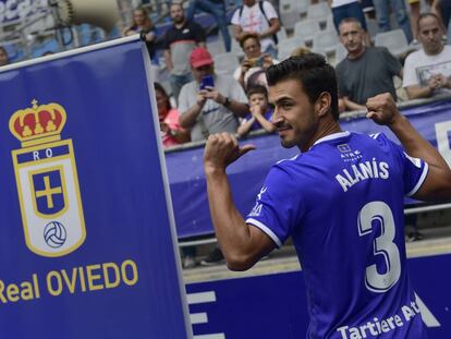 El mexicano Oswaldo Alanís, en su presentación.