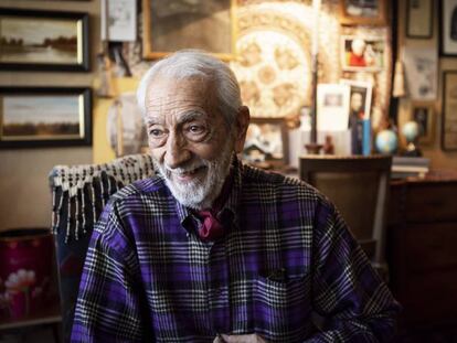 El actor chileno Hernán Letelier, fotografiado en marzo de este año en su casa de Santiago.