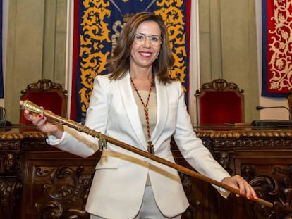 Ana Belén Castejón, alcaldesa de Cartagena tras el acuerdo con PP y Ciudadanos.