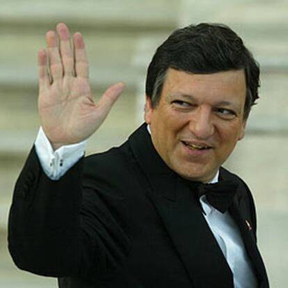 El primer ministro portugués, José Manuel Durão Barroso, en Estambul.