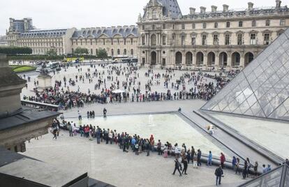 El museo de Louvre. Imagen de julio 2014.